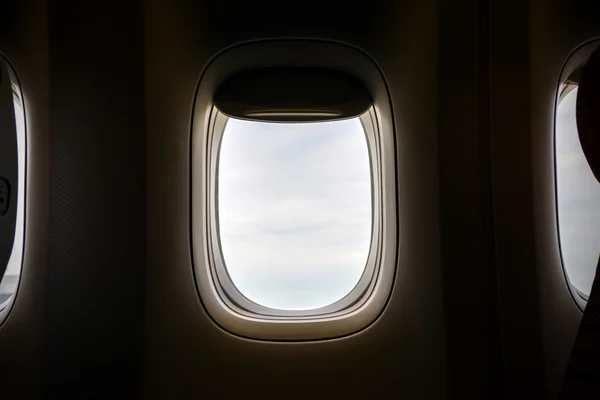Το αεροπλάνο παράθυρα. — Φωτογραφία Αρχείου