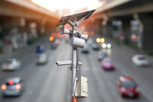 Câmera de segurança de tráfego — Fotografia de Stock