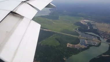 Uçağın penceresinden görüntüle