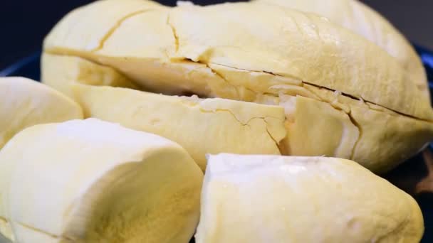 Los Durianos Están Maduros Pelados Listos Para Comer Con 360 — Vídeos de Stock