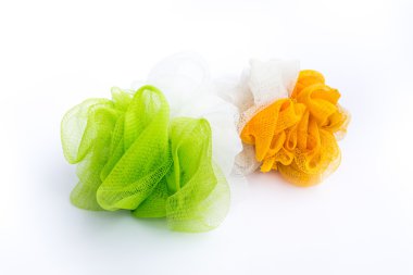 Aygıtları banyoda ovma köpük.