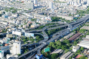 Yüksek bakış Bangkok Tayland.