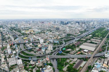 Yüksek bakış Bangkok Tayland.