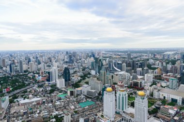 Yüksek bakış Bangkok Tayland.