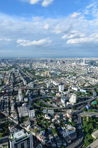 Vista de ponto alto em Bangkok Tailândia . — Fotografia de Stock
