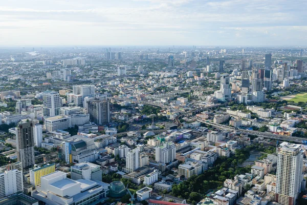 Hoogtepunt zicht op Bangkok Thailand. — Stockfoto