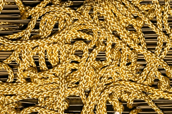Gold rope — Stock Photo, Image