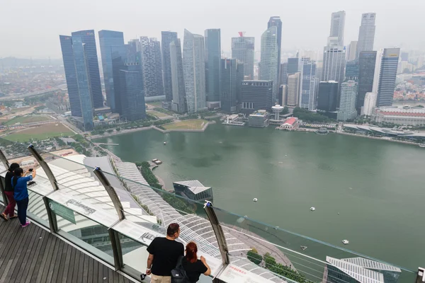 Vista, edificios y lugares de interés de Singapore Central Business . —  Fotos de Stock