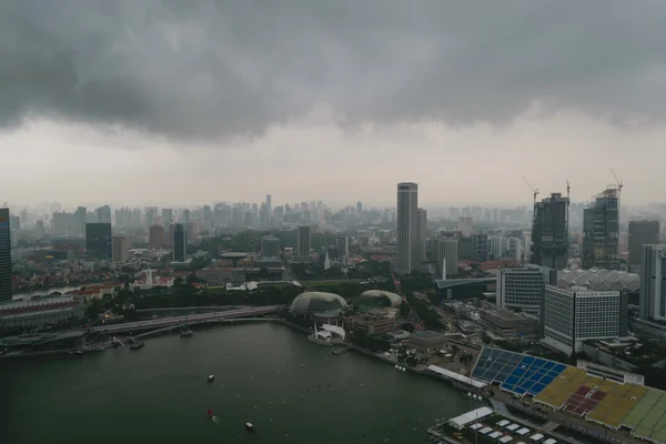 Vista, edificios y lugares de interés de Singapore Central Business . — Foto de Stock