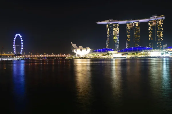 보기 비즈니스 건물 및 싱가포르의 랜드마크. — 스톡 사진