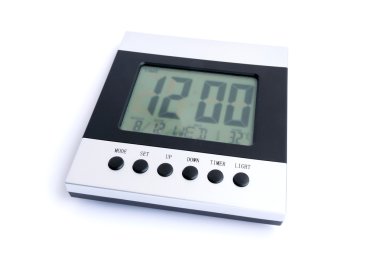 dijital masaüstü saati.