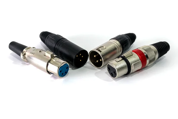 XLR connector. — Stock Photo, Image