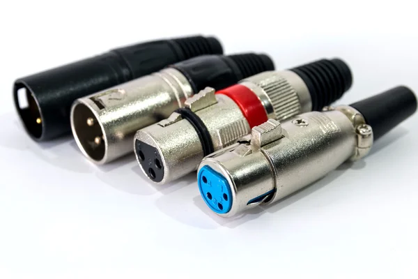 Connecteur XLR . — Photo