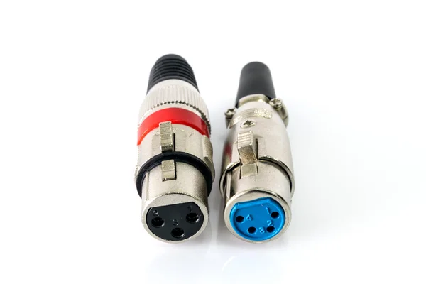 XLR connector. — Stock Photo, Image