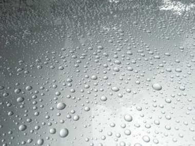 Yağmur damlaları güzelliği.