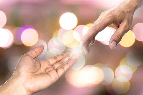 Helpen hand symbool. — Stockfoto