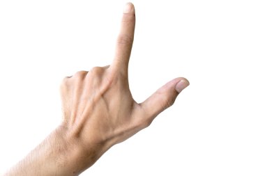 el simgesi onwhite arka plan.