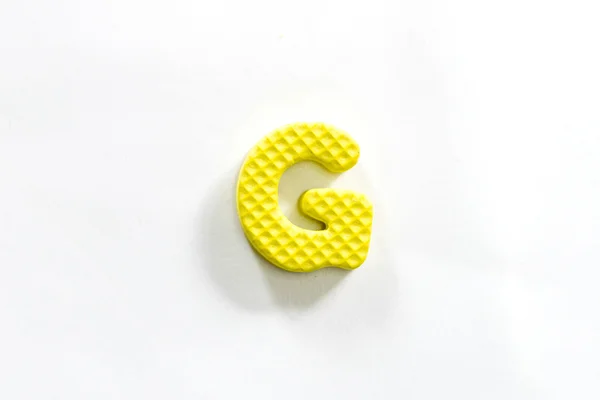 Carino e colorato lettera alfabeto di plastica . — Foto Stock