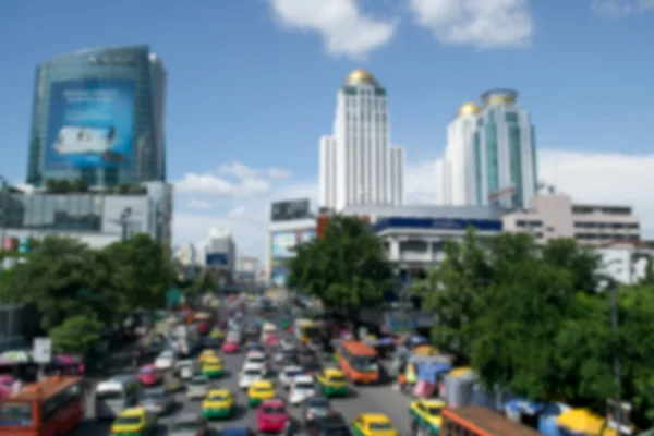 Die Unschärfe des Verkehrs — Stockfoto