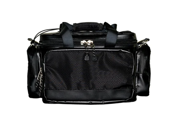 Bolso de cuero negro — Foto de Stock