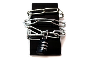 Anahtar zincirleri ile akıllı telefon kilit.