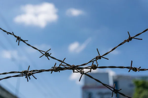 Το παλιό συρματόπλεγμα. — Φωτογραφία Αρχείου