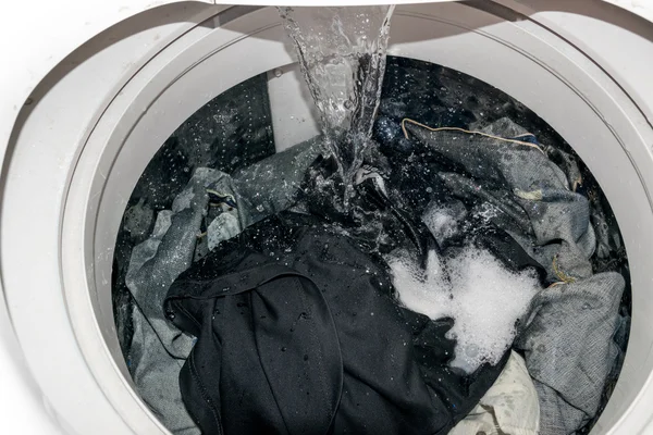 Waschmaschine zu Hause. — Stockfoto