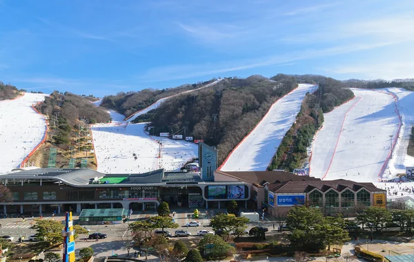 Vivaldi park skigebiet. — Stockfoto