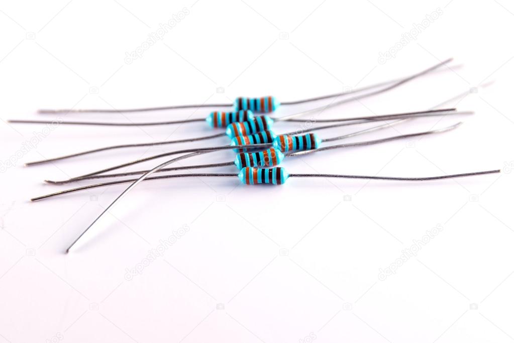 Gruop of resistors.