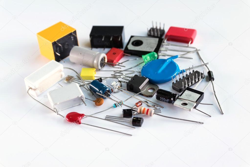 Spare parts of electronic devices.