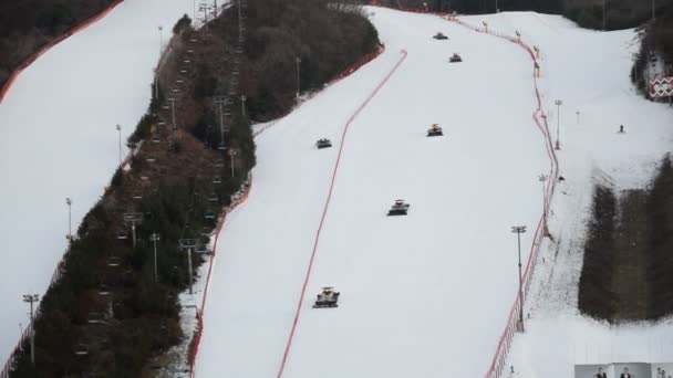 A Daemyung Vivaldi Park ski resort. — Stock videók