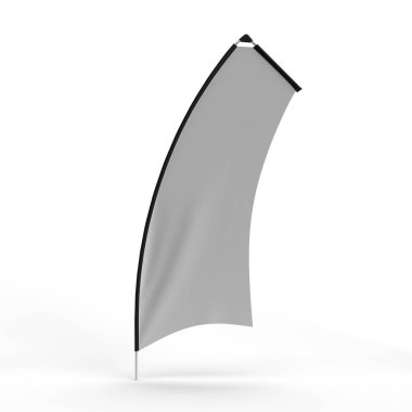 Banner Flag el sallayan görüntü sergisi, Extreme Şekil 9, 3d modelleme ve işaret görüntüleme çözümleri için resimleme