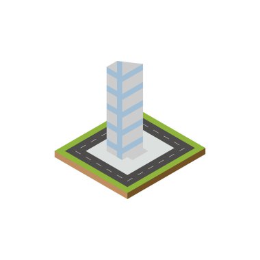 3d buildings with different colors for creativity and design.