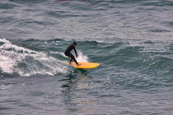 Hiking Surfing Sand Dollar Beach Big Sur Foggy Day — 图库照片