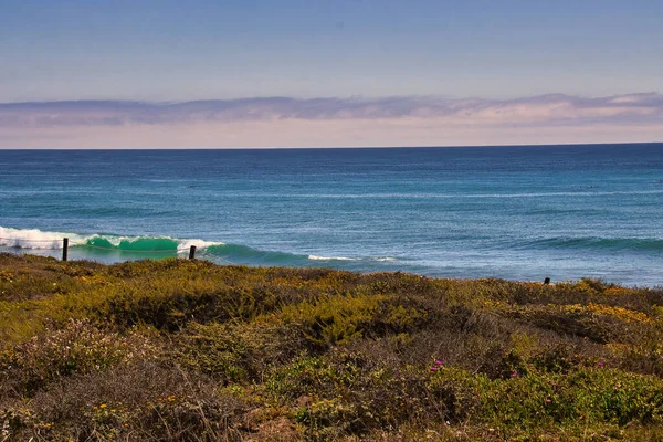 Die Erkundung Der Küste Moonstone Beach Cambria California — Stockfoto