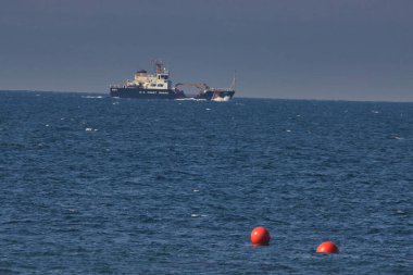 Leo Carrillo Eyalet Plajı 'nda büyük yaz dalgalarında sörf yapmak