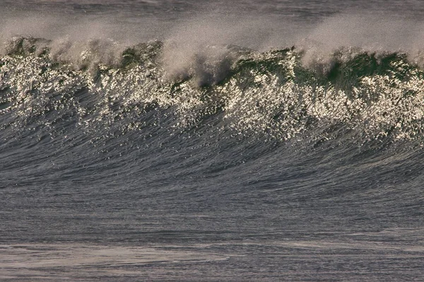 Surfing Stora Sommarvågor Leo Carrillo State Beach Kalifornien — Stockfoto