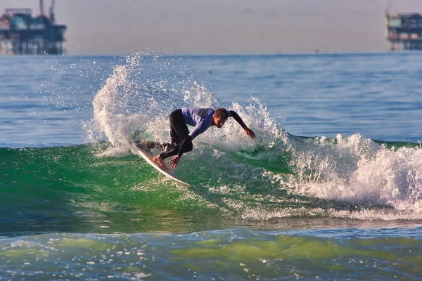 California Rincon Klasiği Nde Sörf 2021 — Stok fotoğraf