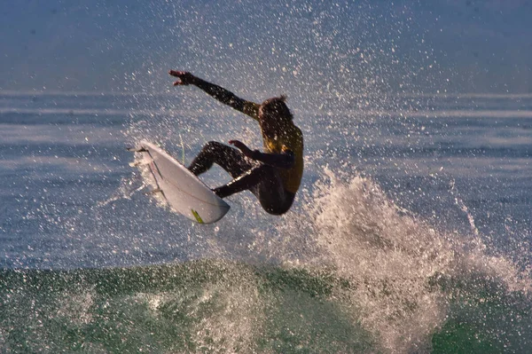 Surfing Στο Σημείο Rincon Στην Καλιφόρνια 2021 — Φωτογραφία Αρχείου