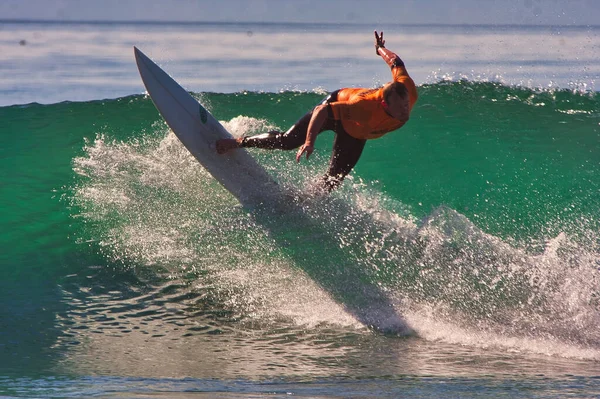Surfen Rincon Punt Californië 2021 — Stockfoto