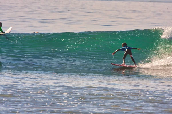 Rincon Klasik Sörf Yarışması Nda Sörf Rincon California 2014 — Stok fotoğraf