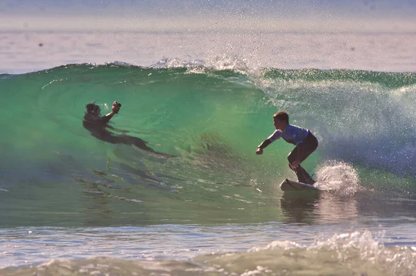 Surfing Rincon Classic Surfing Rincon California 2014 — Zdjęcie stockowe