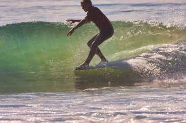 Rincon Klasik Sörf Yarışması 'nda sörf Rincon California 01-18-2014