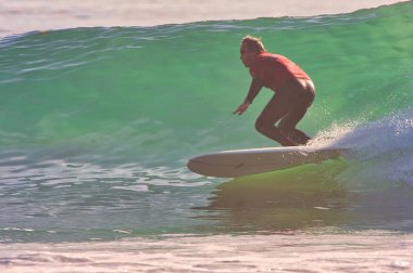 Rincon Klasik Sörf Yarışması 'nda sörf Rincon California 01-18-2014