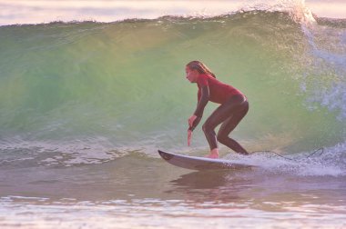 Rincon Klasik Sörf Yarışması 'nda sörf Rincon California 01-18-2014