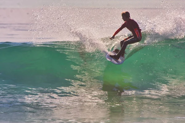 Surfen Beim Rincon Classic Surfwettbewerb Rincon California 2014 — Stockfoto