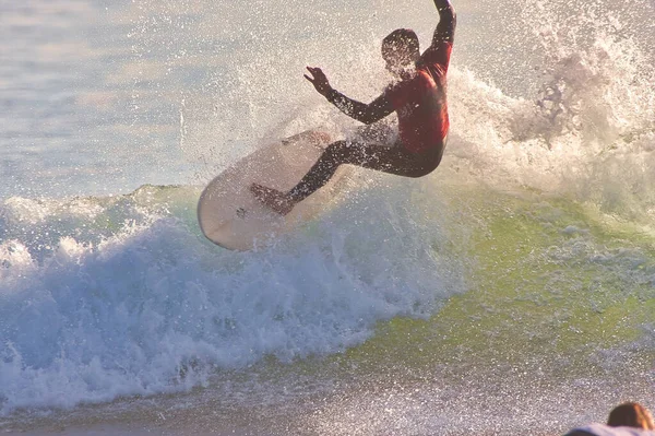 Surfen Beim Rincon Classic Surfwettbewerb Rincon California 2014 — Stockfoto