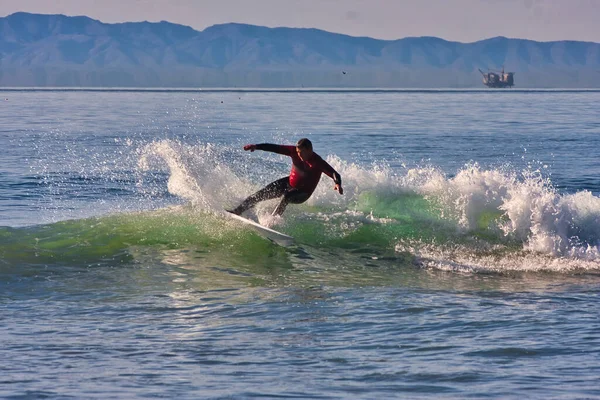 Surfing Rincon Classic Surfing Contest Rincon California 2014 — 스톡 사진