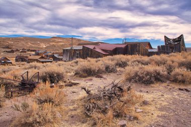 Sierra Dağlarındaki Bodie hayalet kasabası