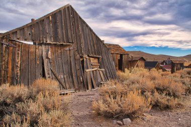Sierra Dağlarındaki Bodie hayalet kasabası